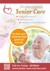 Senior Care Flyer A4 template