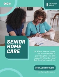 Senior Care Flyer Video template
