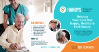 Senior Care Service Facebook Shared Image delt Facebook-billede template