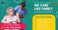 Senior Care Service Facebook Shared Image template