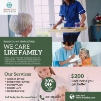 Senior Care Service Video Template Message Instagram