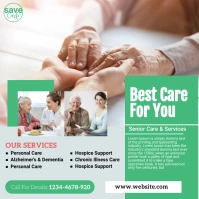 Senior Care Social Media Post template