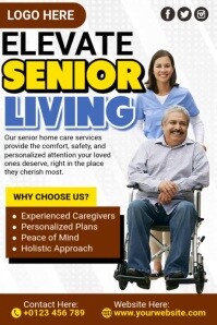 Senior Care Template Poster