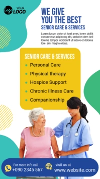 Senior care WhatsApp Status template