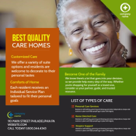 Senior center Message Instagram template