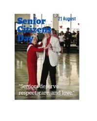 Senior citizens day Instagram Portrait template