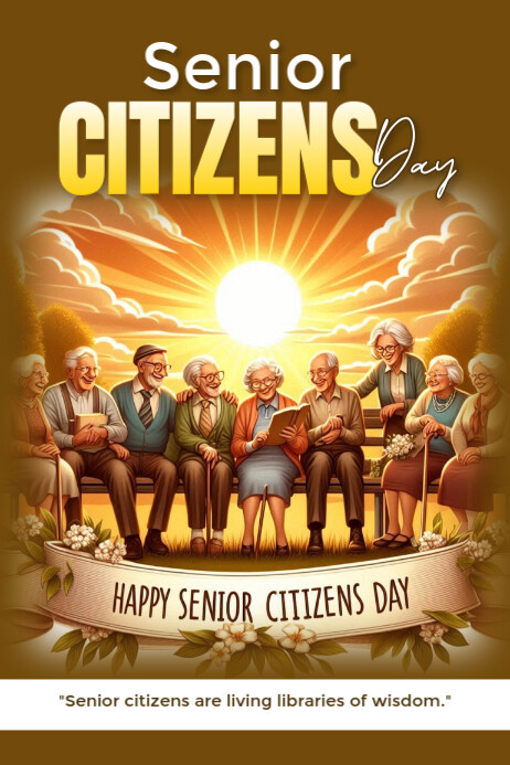 Senior citizens day Template | PosterMyWall