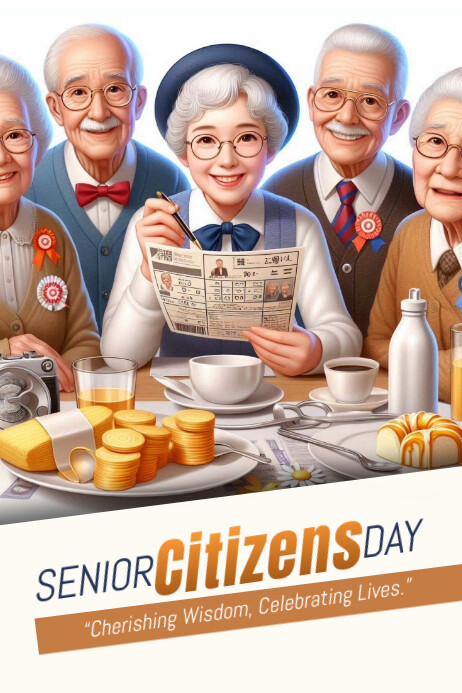 Senior Day Graphics Senior citizens day Template | PosterMyWall