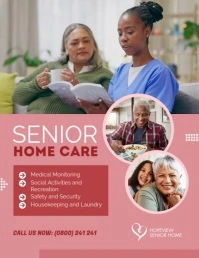 Senior Home Care Flyer Video template