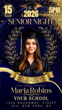 Senior Night Event Instagram Story Video template