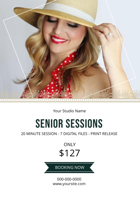 Senior Photography Mini Session Template | PosterMyWall