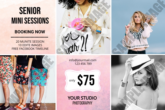 Copy of Senior Photography Mini Session | PosterMyWall