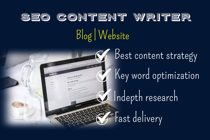 SEO content writer Template | PosterMyWall