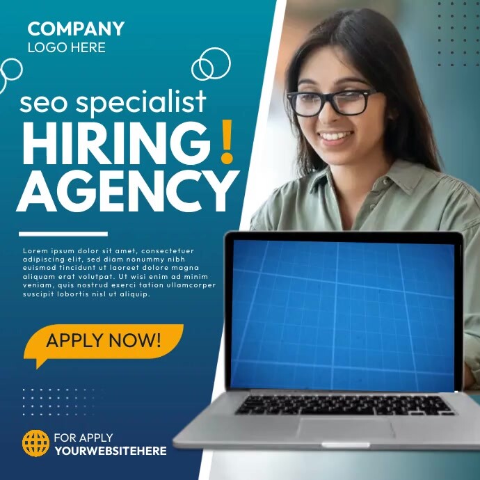Seo Job Hiring Template | PosterMyWall