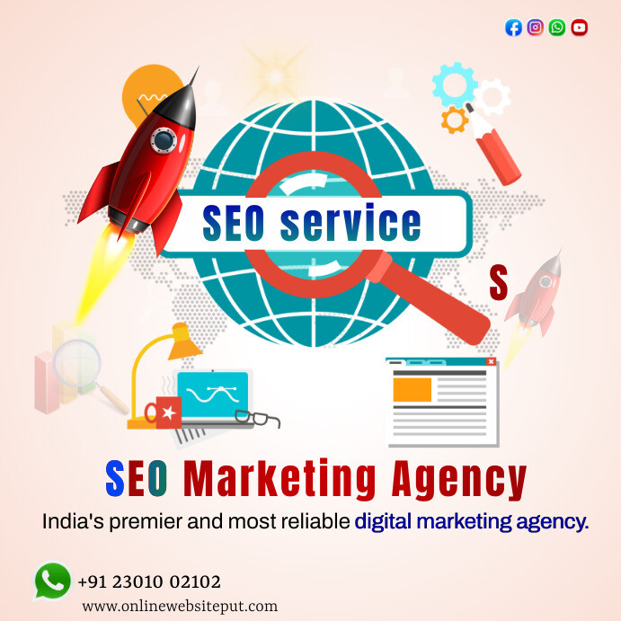 Seo Service Button SEO service Template | PosterMyWall