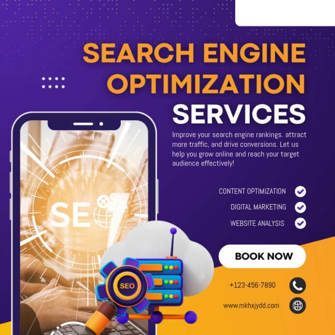 seo service Instagram 帖子 template