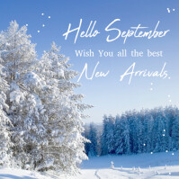 September's new arrivals post design Iphosti le-Instagram template