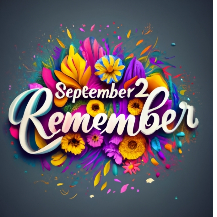 September 2 Remember design template | PosterMyWall