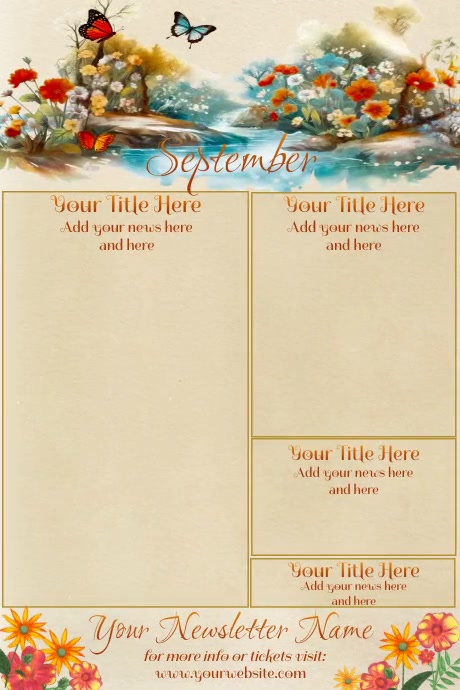 September Calendar Template | PosterMyWall