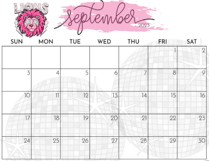 September Calendar Template | PosterMyWall