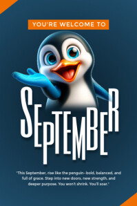 September Poster template