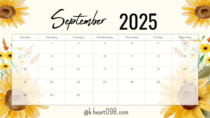 September Template | PosterMyWall