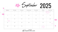 September Présentation (16:9) template