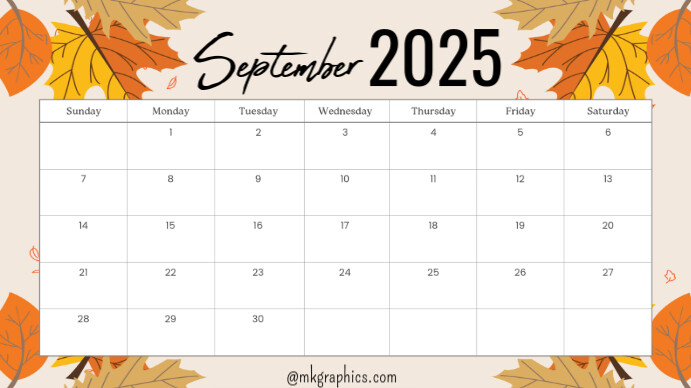 September Template | PosterMyWall