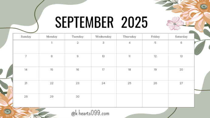 September Template | PosterMyWall
