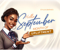 September Large Rectangle template