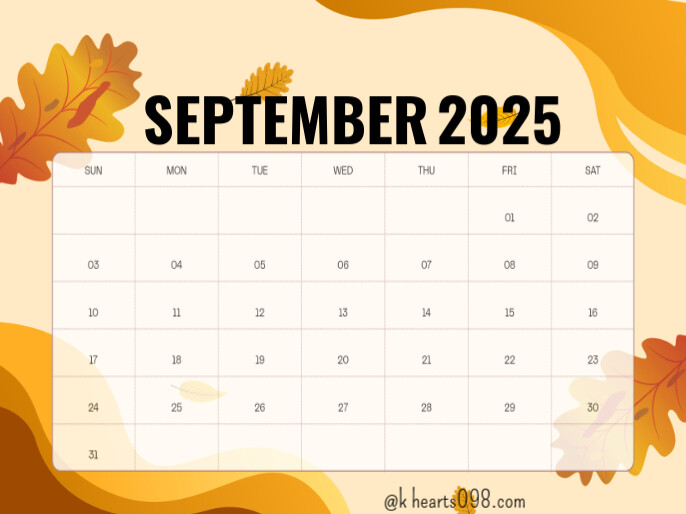 September Voorlegging template