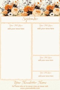 September Newsletter by Paula Template | PosterMyWall
