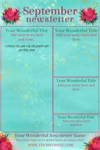 September Newsletter Examples September Newsletter Template | PosterMyWall
