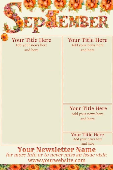 September Newsletter Template | PosterMyWall