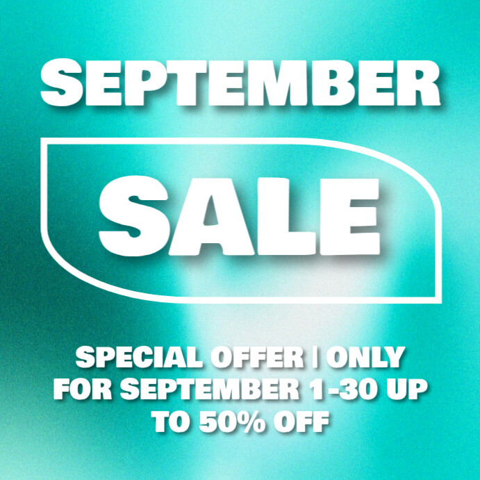 September Sale Templat | PosterMyWall