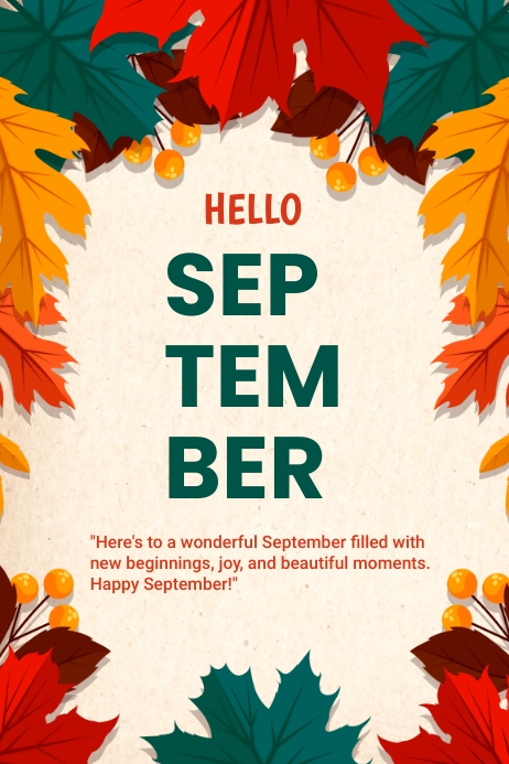 September Template PosterMyWall
