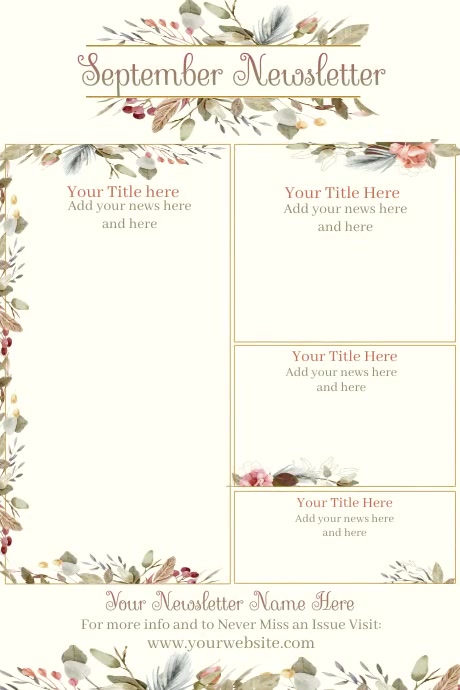 September Upcoming Events Calendar Template | PosterMyWall