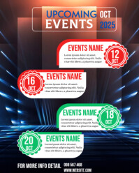 Noir Upcoming Events Instagram Portrait Template