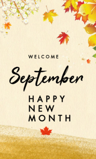 Giallo September Welcome Poster Amerikansk lov Template