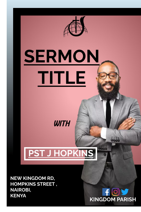 Preaching Layout SERMON POSTER Template | PosterMyWall