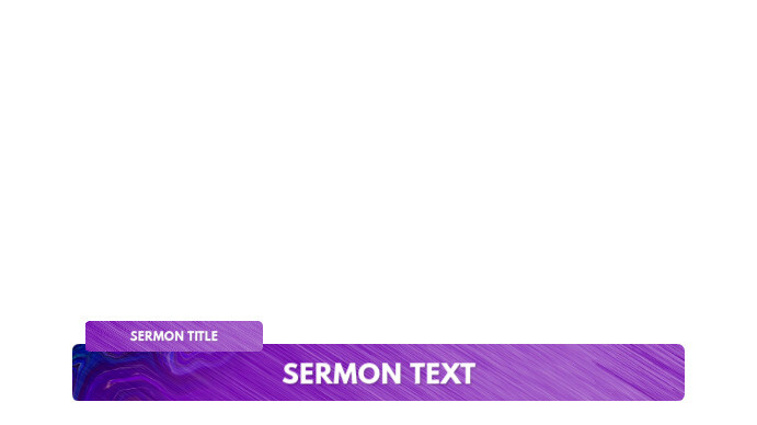 Scripture Lower Third Examples sermon text lower thirds Template | PosterMyWall