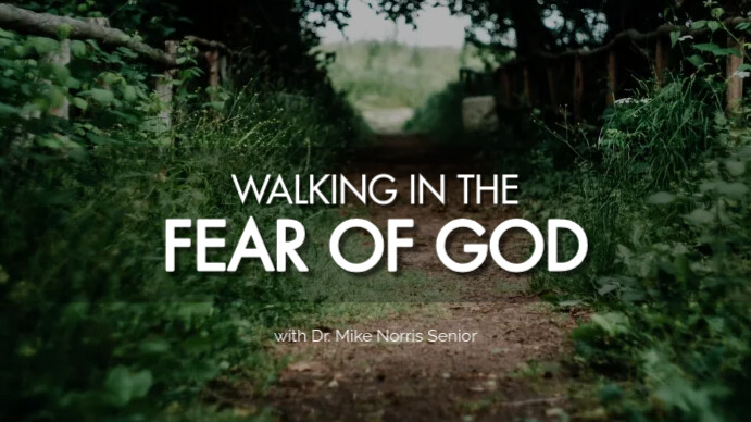 sermon topic design church fear of God Template | PosterMyWall