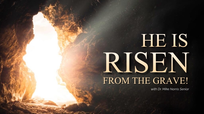 sermon topic design church flyer he is risen Template | PosterMyWall