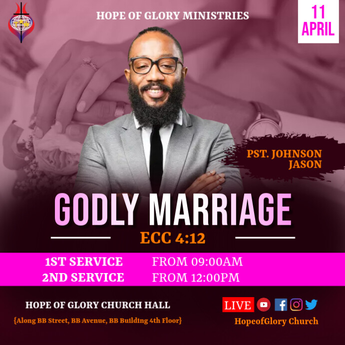 Copy of Sermon topic | PosterMyWall