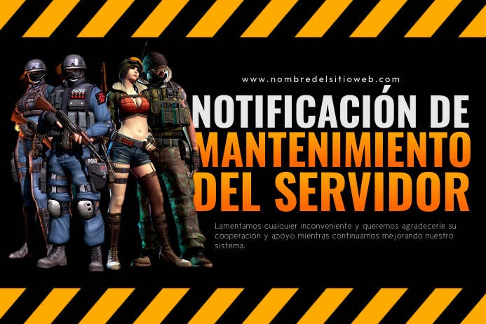 Server Maintenance Notification Template | PosterMyWall