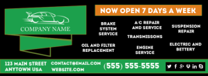 Service and Repair Company Branding Flyer Facebook-coverfoto template