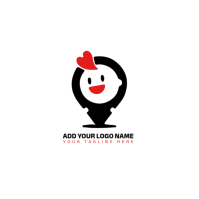 Wit Service/brand/business/icon/symbol/identity/unique/elegant/smile/kids/care/caring/sign/trademark Log Logo Template