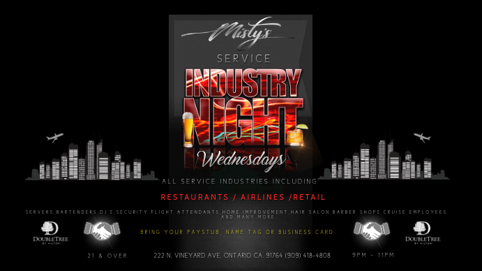 Service Project Night Service Industry Night Template | PosterMyWall