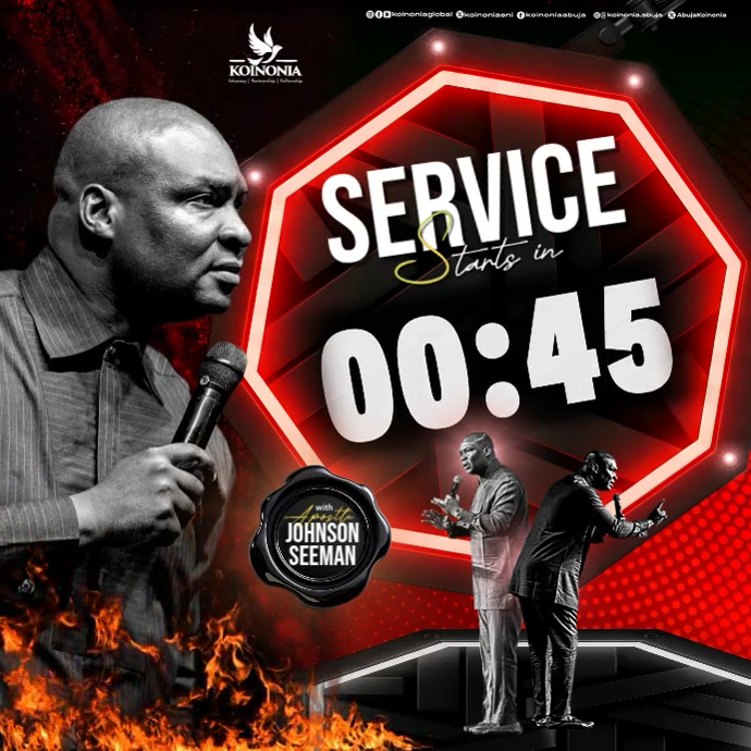 Service Starts Countdown Template | PosterMyWall