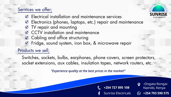 Services card Template | PosterMyWall